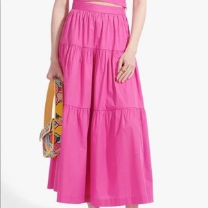 Staud sea skirt in peony size 6